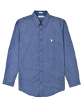 Camisa Caballero Custom fit  Azul Marino USYMS-40-5323