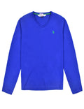 Playera manga larga  para Caballero Color Azul Rey USLTM-47-5792